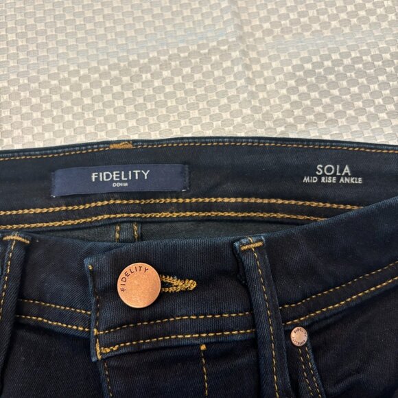 Fidelty - Sola Mid Rise Ankle - 24W 27L - Blue - (Inv 218) - Picture 5 of 5